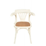 Biscottini Chaise Salle a Manger Bois 77x42x45 cm - Chaise rotin Salle à Manger et Chaise de Cuisine - Chaise bistrot Bois - Chaise Bois bistrot