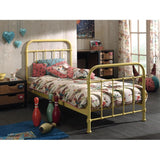 Paris Prix Lit Enfant Métal New York 90x200cm Jaune