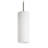 Eglo Lampe Suspension Troy 3 à 3 Lampes en Acier et Verre Pour 3 Ampoules E27 Max 60 W Non Incluses Nickel Mat/Blanc Satiné 72 X 10,5 X 110 cm