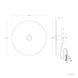 LEDKIA LIGHTING Applique Murale Raphia Kanga Terre cuite E27