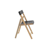 Tramontina - Chaise Pliante Teck et Plastique Noir