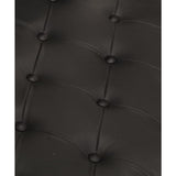 vidaXL Fauteuil en Style d'Aviation Chaise de Chambre à Coucher Siège de Salon Meuble Mobilier de Salon Maison Intérieur Salle de Séjour Noir Cuir Véritable
