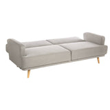 Atmosphera - Canapé Convertible Jack Gris 3 Places