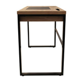 HOME DECO FACTORY Bureau en Bois avec Tiroir Structure Métal Industriel
