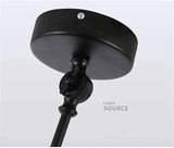 MQDLJSE Luminaire Suspendu à Bras pivotant Long en métal Noir, Lampe Suspendue en Forme de dôme, Lustre de Ferme Rustique Jaune, Tige Pliante, éclairage Industriel Moderne Vert pour Table