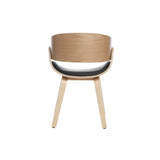 Miliboo Chaise Design Noir et Bois Clair Bent