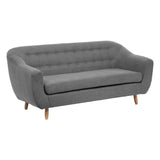 Atmosphera - Canapé Retro - 3 Places - Gris