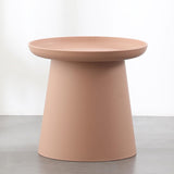 GQMYCDM Table D'appoint Ronde, Bouts de Canapé de Salon, Bout de Canape, pour Salon/Chambre/Balcon/Bureau/Intérieur/Extérieur (Color : Pink, Size : 20in/50cm)
