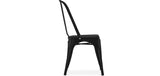 Iconik Interior Tolix Style Chaise de Salle à Manger - Design Industriel - Acier - Nouvelle édition - Stylix Bleu foncé
