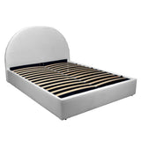 WEBER INDUSTRIES LIT Coffre Tissu Bouclette 160x200 Sherpa + SOMMIER/Blanc