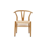BenyLed Lot de 2 Chaises de Salle à Manger,Chaises en rotin,Chaises avec accoudoirs pour Chambre à Coucher,Salon,Salle de Lecture,Salle à Manger et Cuisine (Couleur Originale du Bois)