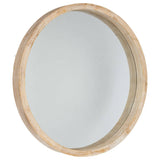 Atmosphera - Miroir en Bois D50 cm