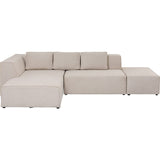 Kare Design Canapé d'angle Infinity Gauche crème