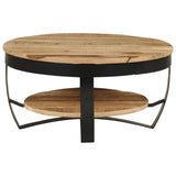 vidaXL Table Basse Table d'Appoint Canapé Salon Maison Bois Massif de Manguier