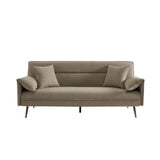 PRICE FACTORY just for you Canapé 3 Places Convertible Beige Collection Silas