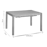 Miliboo Table à Manger Extensible rallonges intégrées en Bois Clair chêne rectangulaire L125-238 cm AGALI