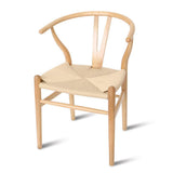SSZZ Moderne Minimaliste en Bois Massif Chaise Accueil Rotin Café Chaise Chaise Accoudoirs Tissés À La Main Écologique Et Durable