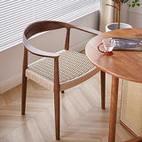 Chaise Décontractée Vintage, Chaises Modernes Du Milieu Du Siècle Pour Salle À Manger Chaise Rattan Des Fauteuils En Bois Massif Salle D'étude, Chaise De Loisirs Des Clubs De Bureau ( Couleur : Wood-A