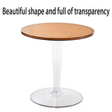 XIAOZHUANGXIONG Petite Table Basse Ronde, Table D'appoint Bout, Table D'appoint pour Le Salon, Meuble De Salon Tendance Pied, Solide Et Robuste, Décorative Moderne (Color : All Solid White)