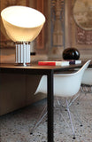 FLOS TACCIA F6602009 lampe de table 19 cm à lumière indirecte et réfléchie en verre et aluminium blanc mat