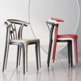 UYKUM Chaise de Salle à Manger en Plastique Designer réplique Tabouret de Bar Bras Salon Wishbone Salle à Manger Chaise Cuisine Dinette Chaises Meubles de Maison