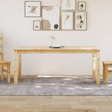 vidaXL Table à Manger Corona 180x90x75 cm Bois Massif de pin, Table de Salle à Manger, Table à dîner, Meuble à Manger, Table de Cuisine