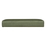 Atmosphera - Pouf Pliant Lilou en Velours 38x38cm Vert Kaki