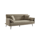 PRICE FACTORY just for you Canapé 3 Places Convertible Beige Collection Silas