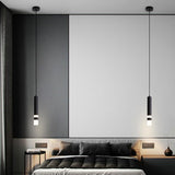 MODEBHD Lampes suspendues modernes noires simples, lampe suspendue en acrylique à bulles de lumière chaude LED intégrée 3000K, lampes suspendues de plafond éclairées au-dessus de l'évier de l'îlot de