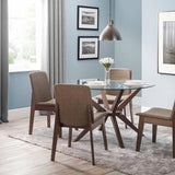 Julian Bowen Lot de 2 chaises de salle à manger Kensington, noyer