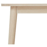 Furnhouse Ibbe Design - Table basse carrée naturelle - 90 x 90 cm - En bois massif de chêne - Design scandinave - Pour salon