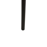 Beliani Chaises de Salle à Manger en Matière Synthétique et Cuir PU Noires Lot de 4 Morill