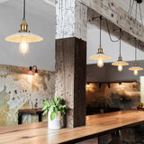 Lustre de style industriel nordique, lampe suspendue en métal à personnalité créative, luminaires de plafond encastrés, luminaire suspendu de décoration pour bar, restaurant, café
