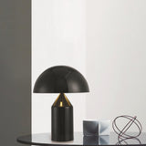 Lampe Champignon Moderne LED Lampe de Chevet Lampea Poser Protection Yeux Bureau Chambre Salon Hôtel Métallique 28x40CM,White