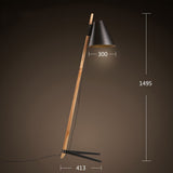 MERTNK Lampadaire En Bois Led Moderne Lampadaire 9W Soins Des Yeux Lampe de Lecture Chambre Étude Lampe de Chevet Apprentissage Haut Pôle Lumières Debout Lumière/Huang Guang