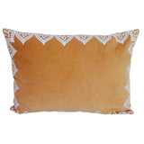 Casa Moro Luka Coussin marocain en velours avec rembourrage - Coussin décoratif oriental brodé pour votre canapé ou fauteuil préféré