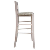 Chaise Tabouret en Bois Massif H 67 cm Brut à Peindre Neuf déjà monté
