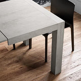 MOBILI FIVER, Table à Manger Extensible, Iacopo, Noyer, Made in Italy