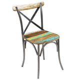 vidaXL 2X Chaise de Salle à Manger Bois Recyclé Massif Chaise de Cuisine