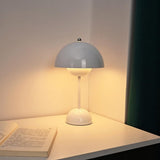 anso Lampe de bureau sans fil à LED tactile USB à intensité variable pour chambre à coucher (bleu)