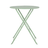 Avril Paris Table et chaises Pliantes bistrot Balcon terrasse- 2 Places - Vert - Flore.