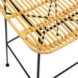 Atmosphera Créateur d'intérieur - Lot de 4 Chaises Design Kubu 88cm Naturel
