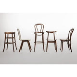 Bolero Cf139 Bois Bistro côté Chaise, Noyer (lot de 2)