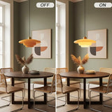 HJXDtech Suspension Luminaire Industriel Vintage en Verre & Finition Or, Grande Lampe Suspendue Moderne E27 pour Salon Salle à Manger Cuisine Chambre (B, 28cm) (Jaune, B 30cm)