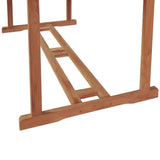 vidaXL Teck Table à Manger Rectangulaire d'Extérieur Jardin 180x90x75cm Meuble