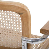 Ventemeublesonline Chaise SKOL avec ACCOUDOIRS