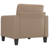 vidaXL Fauteuil Cappuccino 60 cm Similicuir, Fauteuil, Fauteuil de Baignoire, Fauteuil Club, canapé, canapé Confortable, siège de canapé, Fauteuil TV