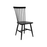 Alice's Home - Lot de 2 chaises Noires à barreaux en Bois d'hévéa. Romie. L 50.8 x P 44.2 x H 90cm