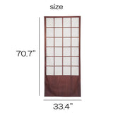 next.design Noren Rideau de Porte Japonais Long Shoji