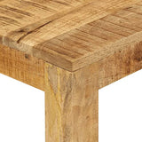 Gecheer Table à dîner 110x55x76 cm Bois de manguier Massif, Table de Cuisine Table à Dîner pour Salon à Manger, Café, Bistrot, Meubles de Maison